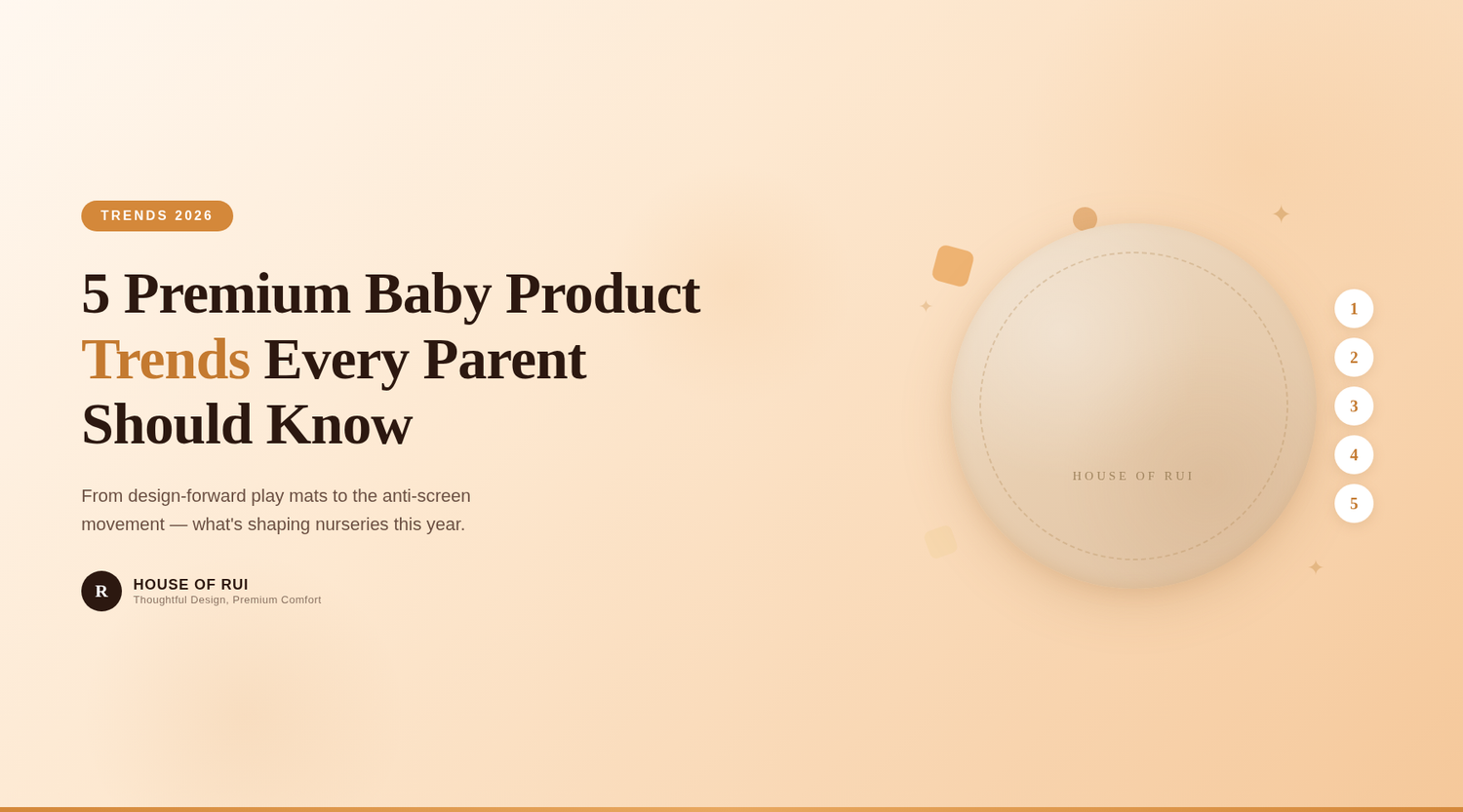 5 Premium Baby Product Trends Every Design-Conscious Parent Should Know in 2026